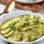 Hungarian-Style Summer Squash with Dill (Kapros Tökfőzelék)