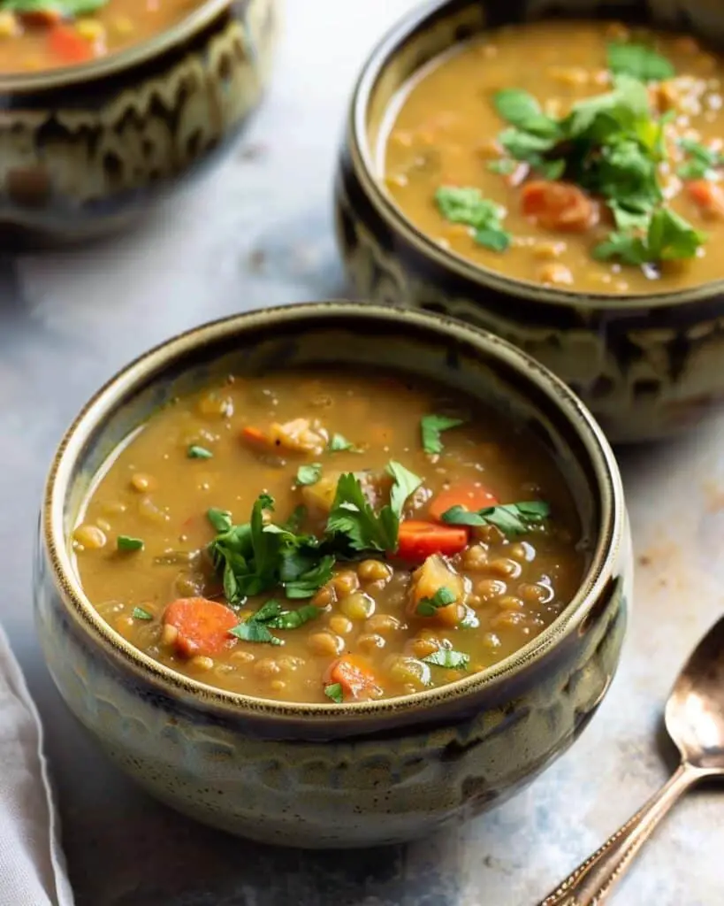 Immune-Boosting Coconut Ginger Lentil Soup