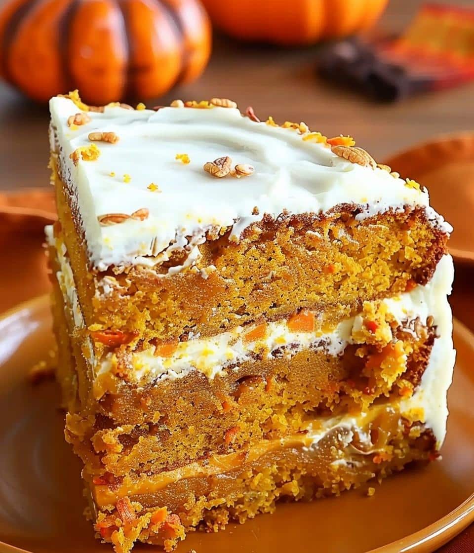 Pumpkin Purée Carrot Cake