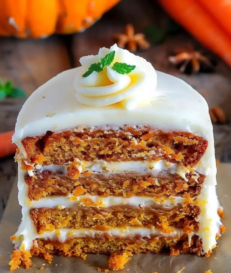 Pumpkin Purée Carrot Cake