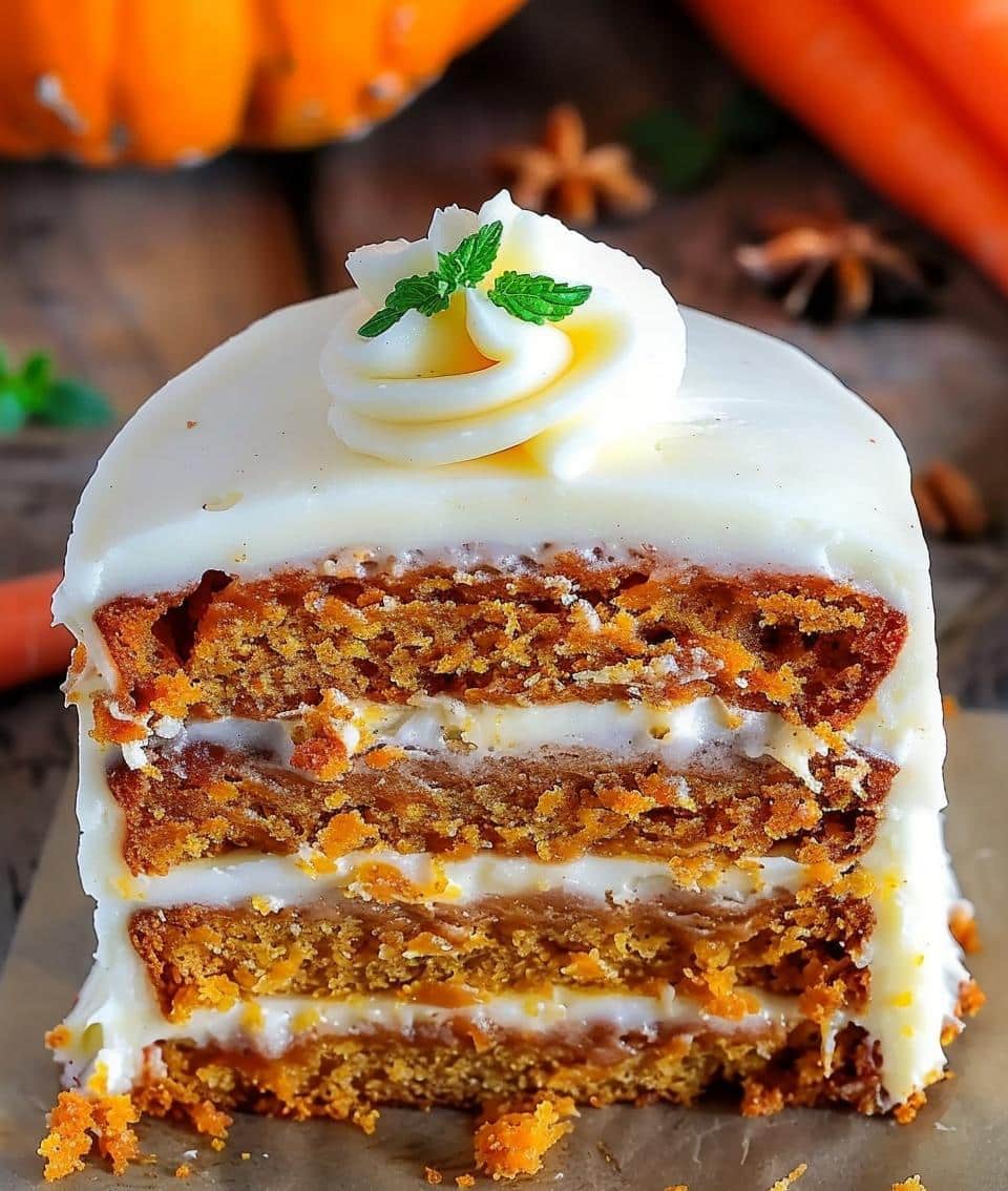 Pumpkin Purée Carrot Cake