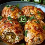 Jalapeño Popper Stuffed Chicken Bombs