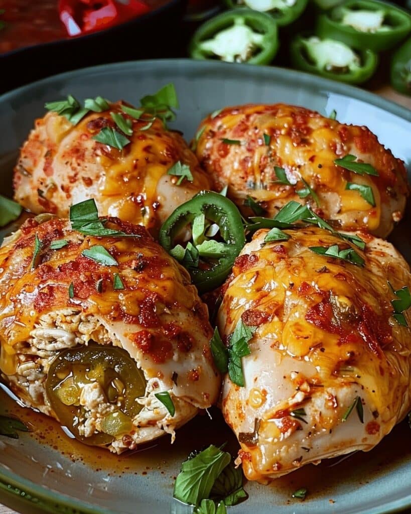 Jalapeño Popper Stuffed Chicken Bombs