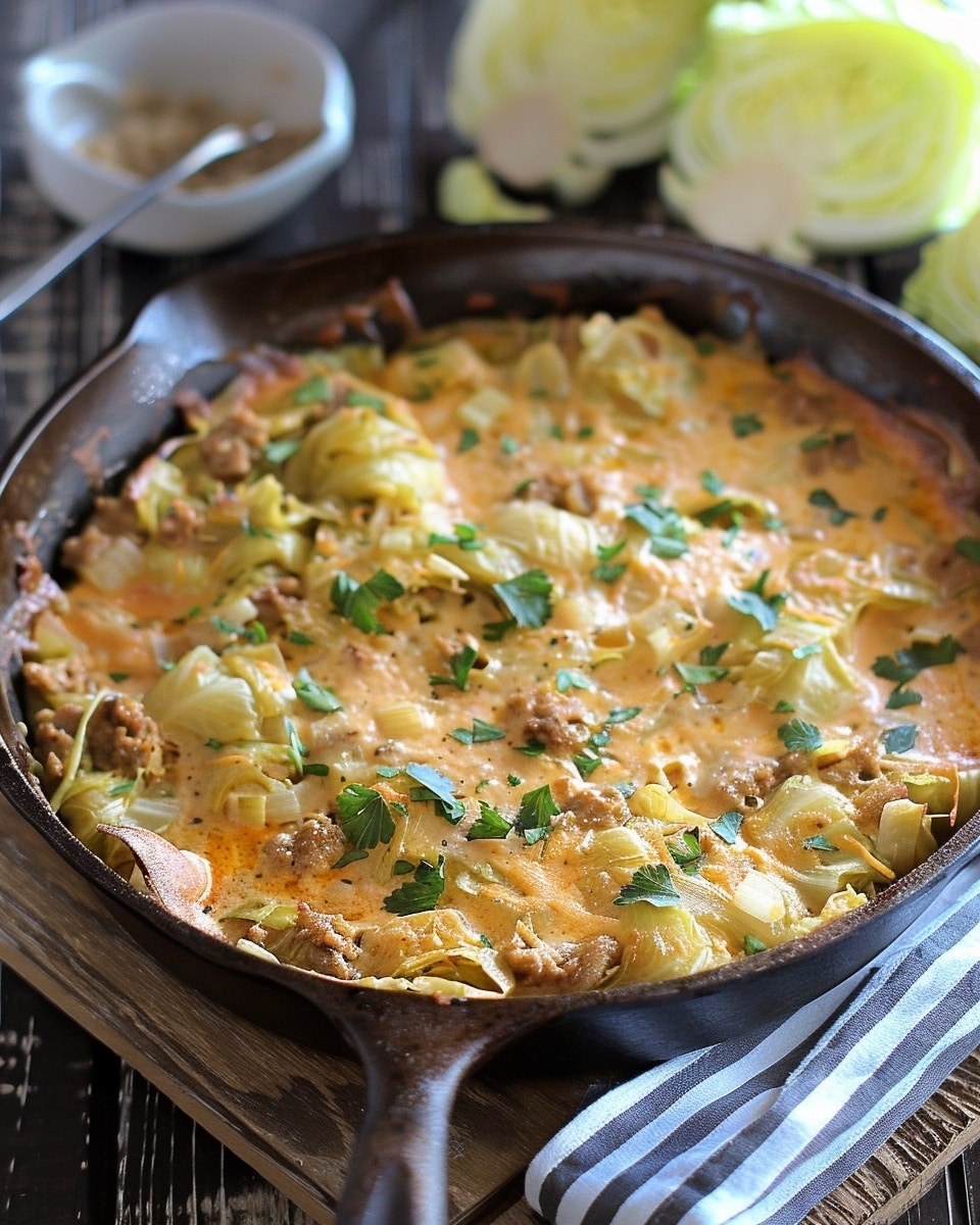 Keto Unstuffed Cabbage Rolls Skillet
