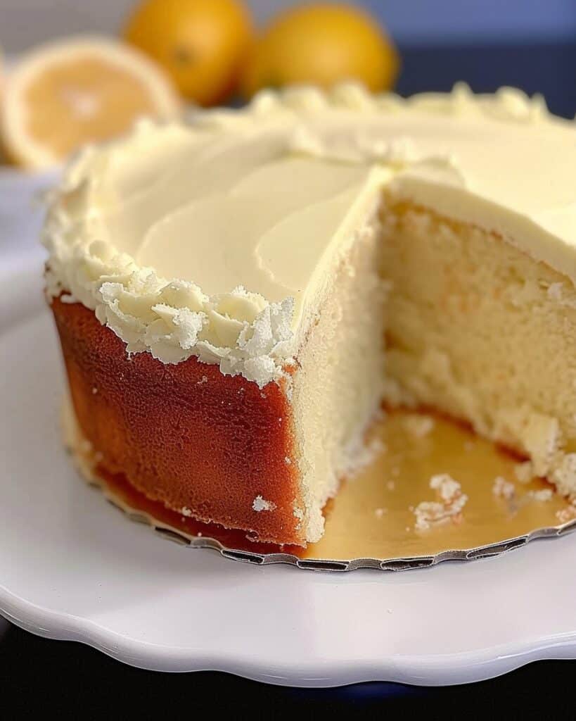 Keto Lemon Pound Cake with Cream Cheese