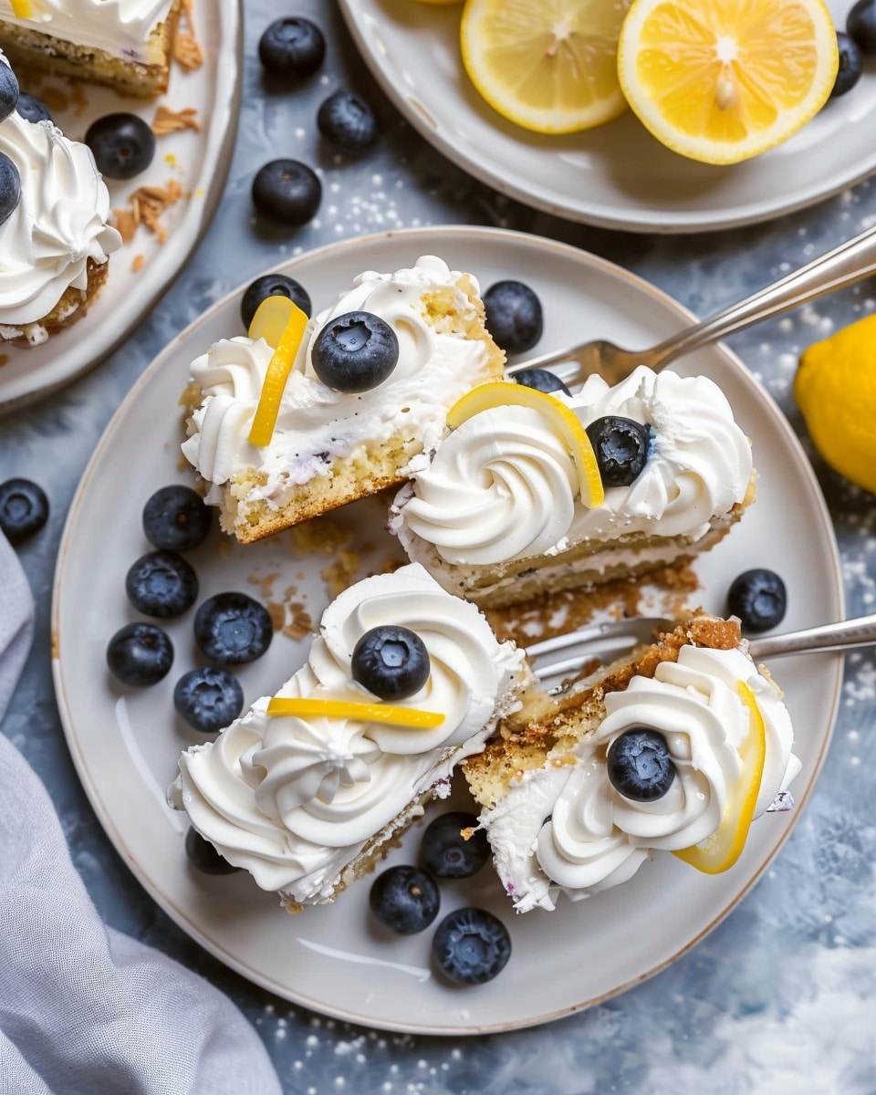 Lemon Blueberry Cream Cheese Coffee Cake