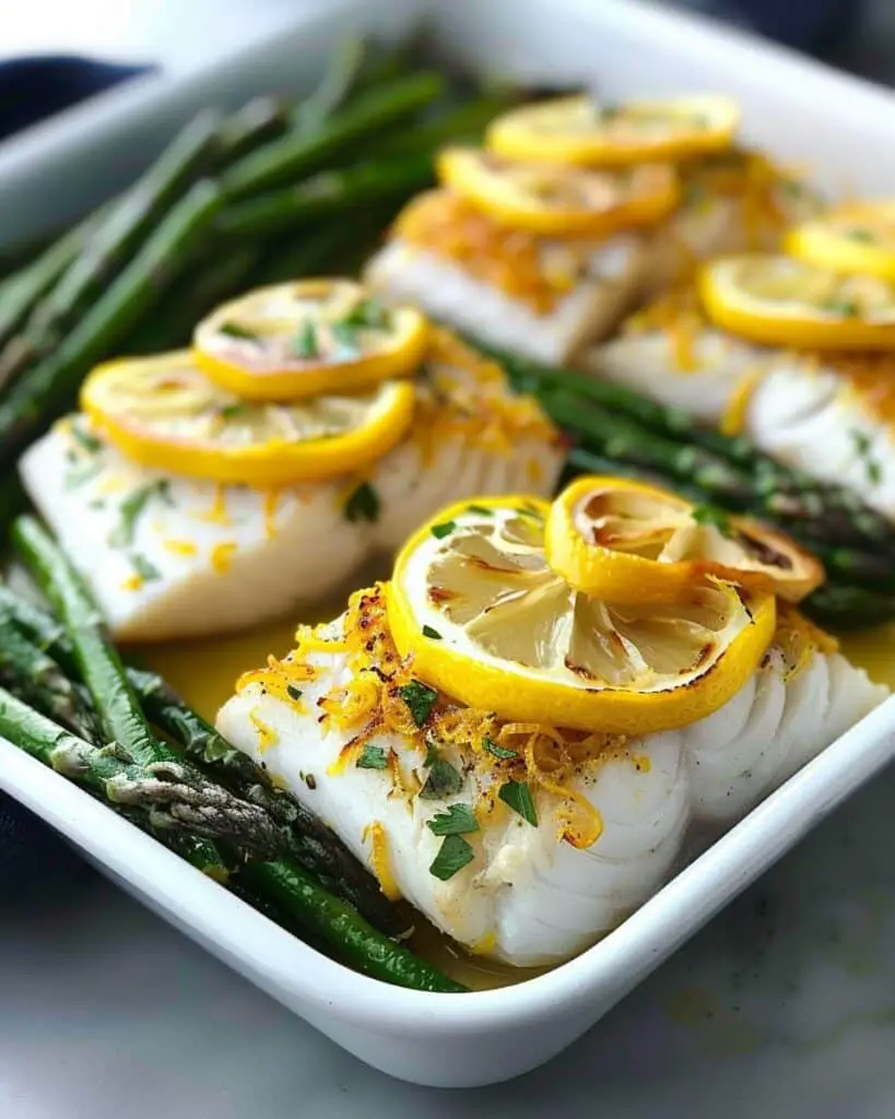 Lemon Herb White Fish with Green Beans, Asparagus & Aioli