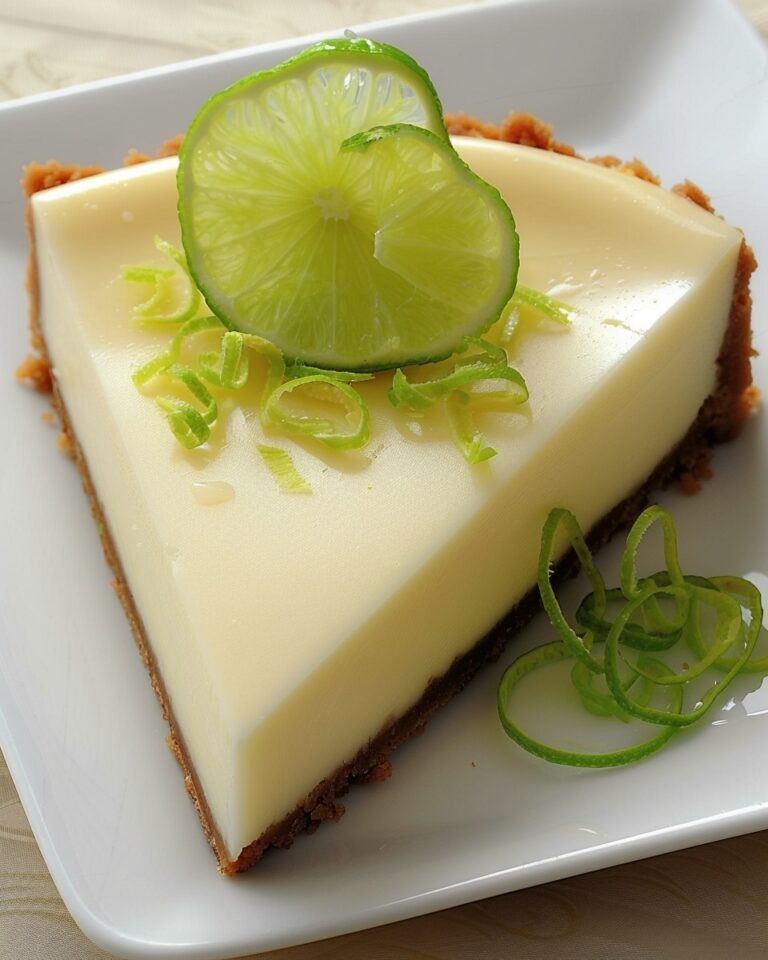 Lime Cheesecake Fine Dining Style