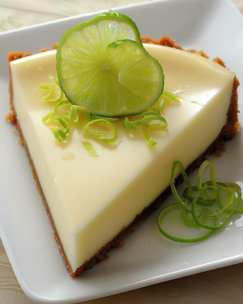 Lime Cheesecake Fine Dining Style