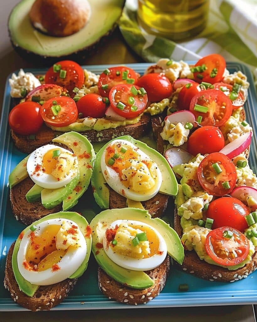 Loaded Avocado Toast Protein Plate
