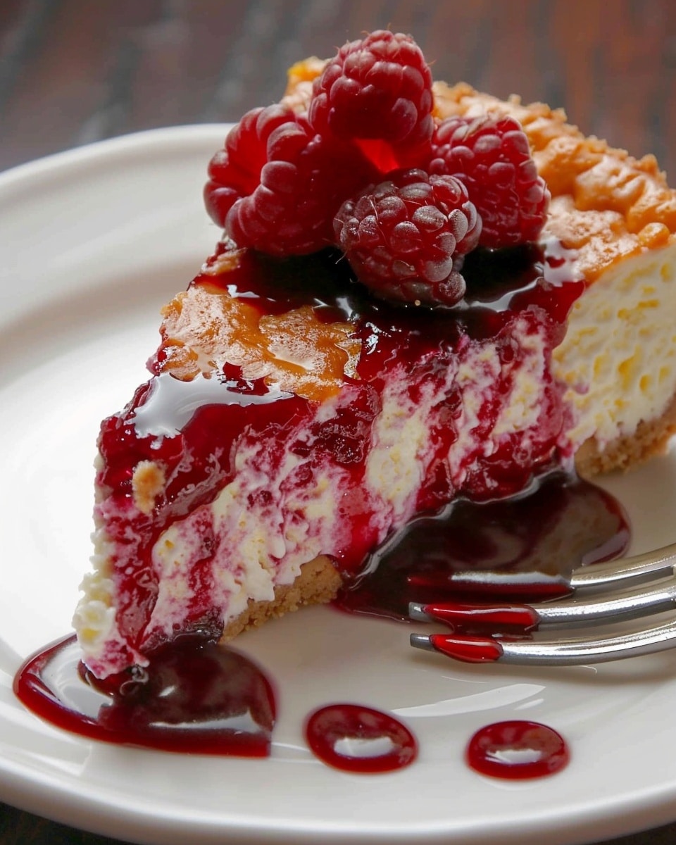 Midnight Raspberry Cheesecake Prisms with Crystal Glaze & Cream Core