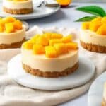 Mini Mango Cheesecake (No-Bake, Clean Layers)