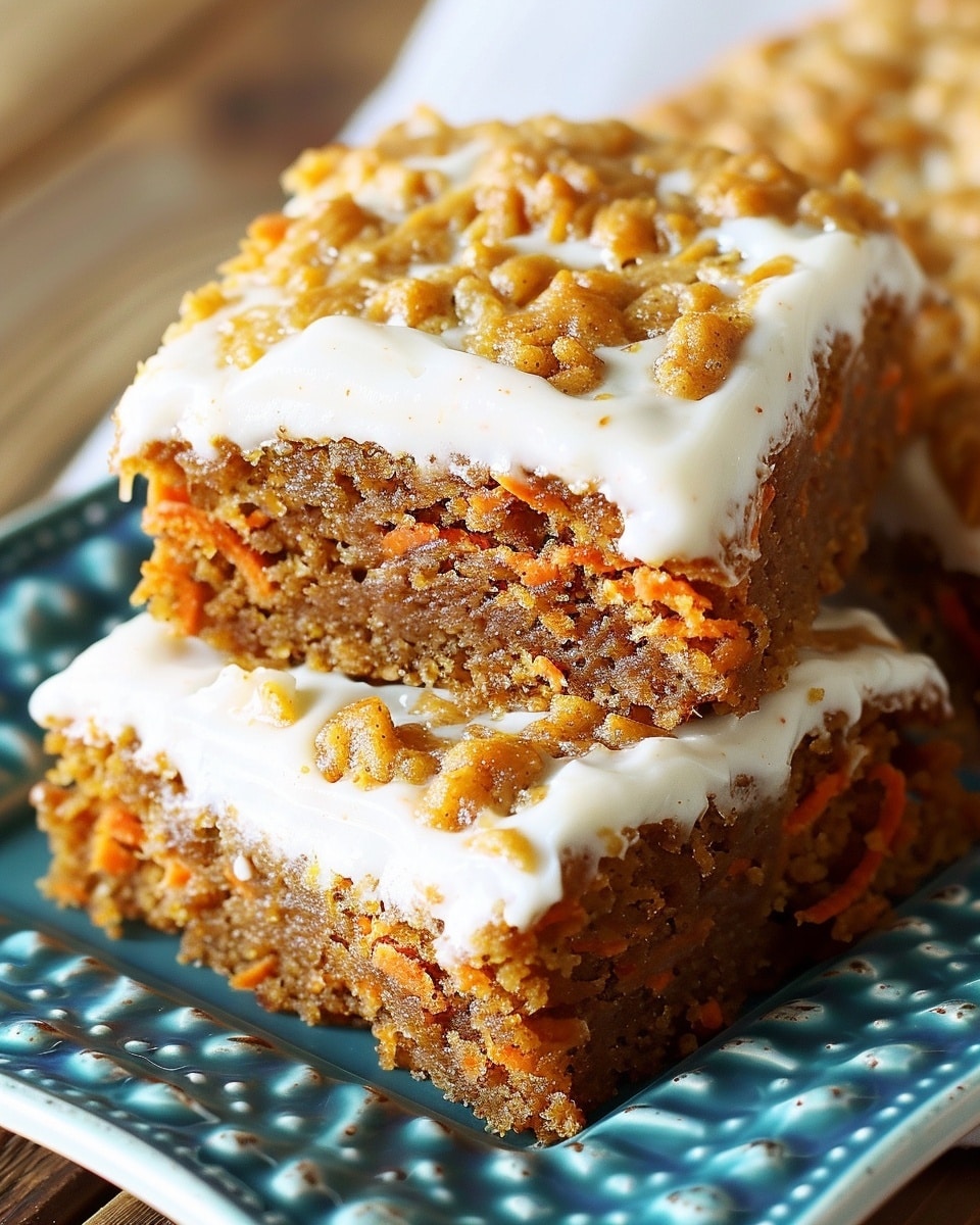 Carrot Cake Bars with Cream Cheese Frosting