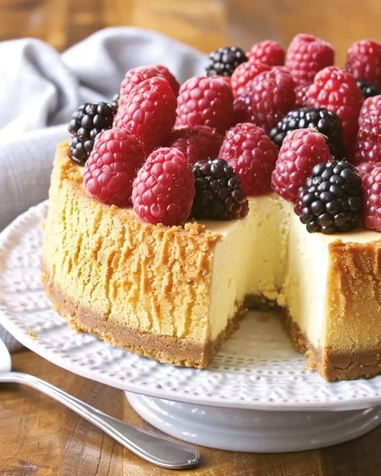No-Bake Pudding Cheesecake
