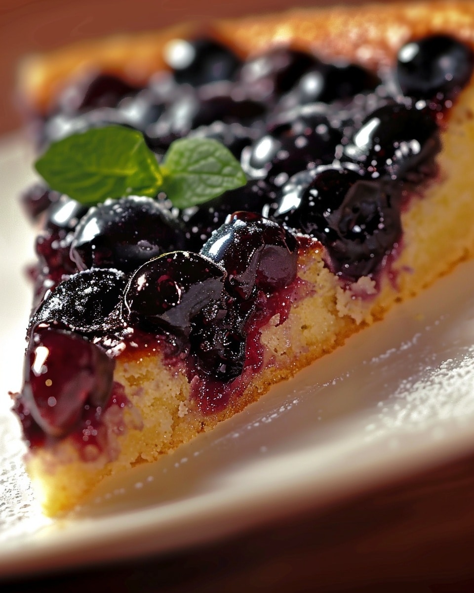 No Flour Blueberry Lemon Yogurt Cake