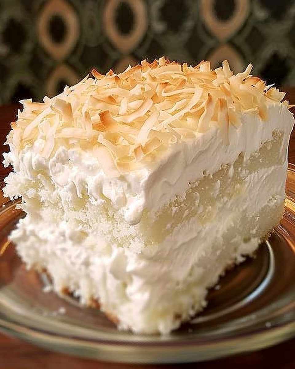 Ooey Gooey Coconut Cake