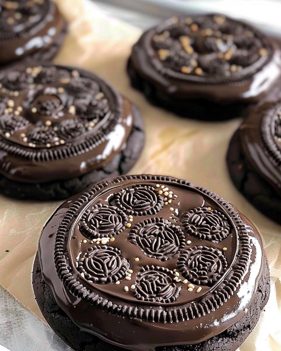 Oreo Cookie Dough Brownie Bomb