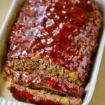 Oven Baked Meatloaf and Potatoes