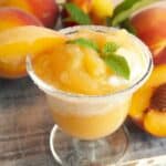 Peaches and Cream Margarita