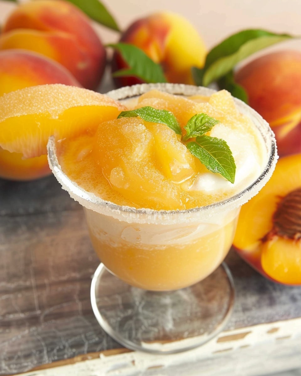 Peaches and Cream Margarita