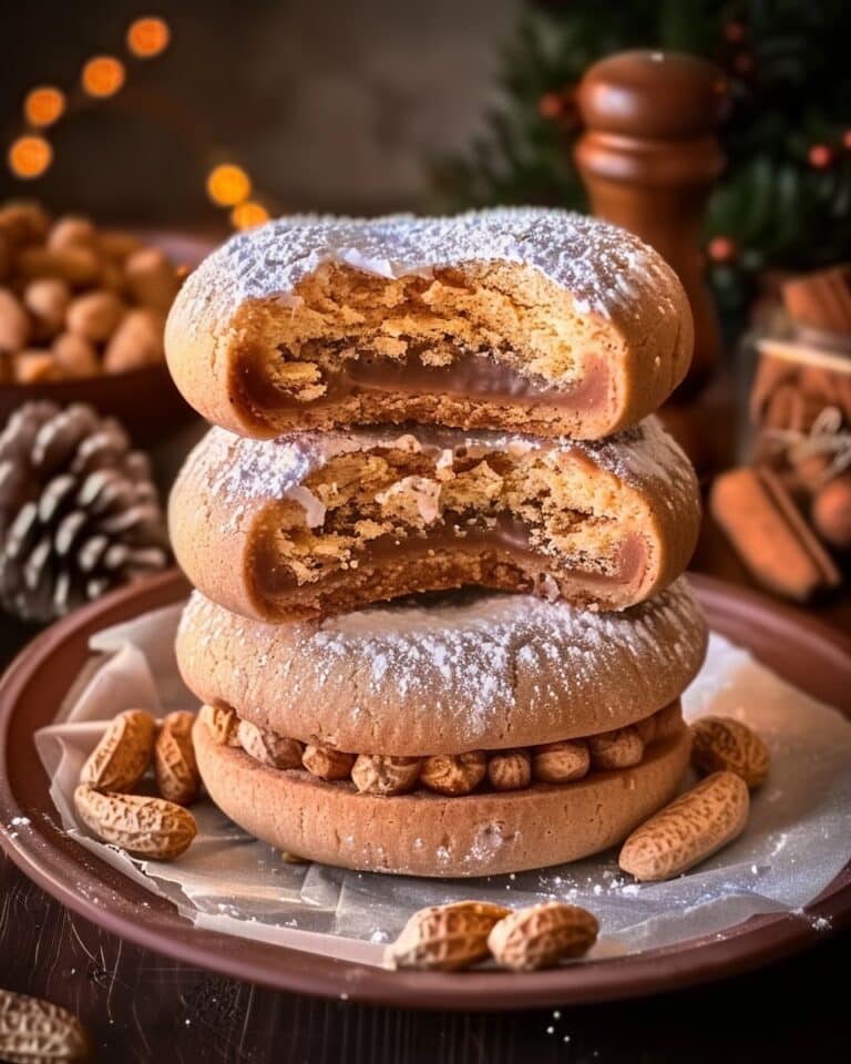 Peanut Butter Stuffed Cookies