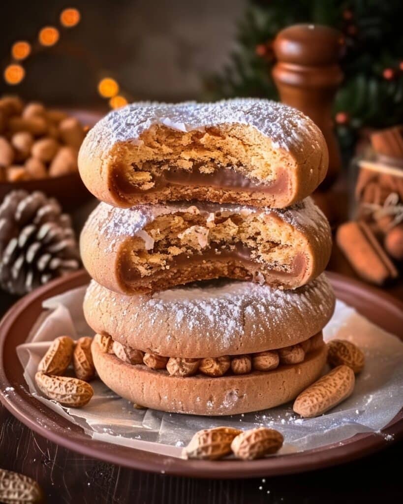Peanut Butter Stuffed Cookies