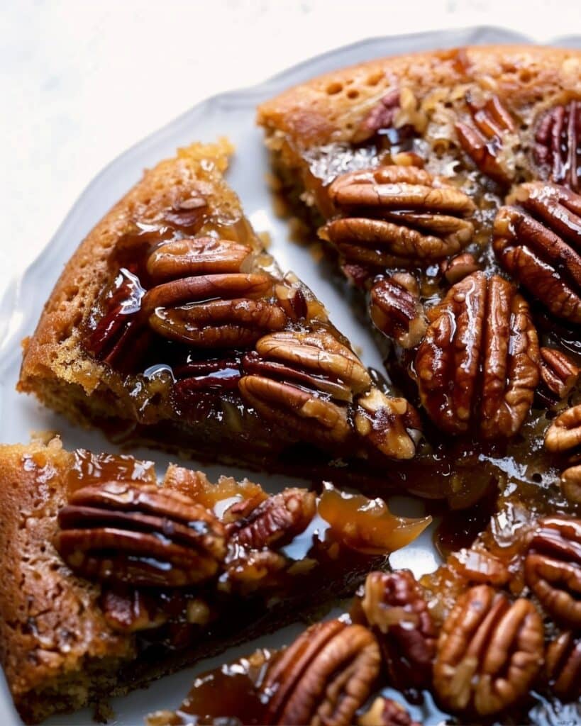 Pecan Upside-Down Cake