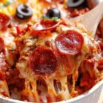 Low Carb Pizza Chicken Bake