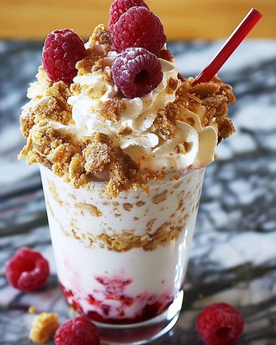 Raspberry Cheesecake Milkshake | Savory Mom Kitchen