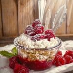The Best Raspberry Chia Pudding with Cottage Cheese