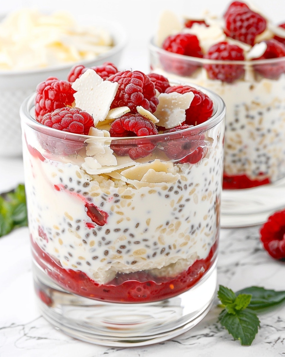 How To Make Raspberry Chia Pudding with Cottage Cheese