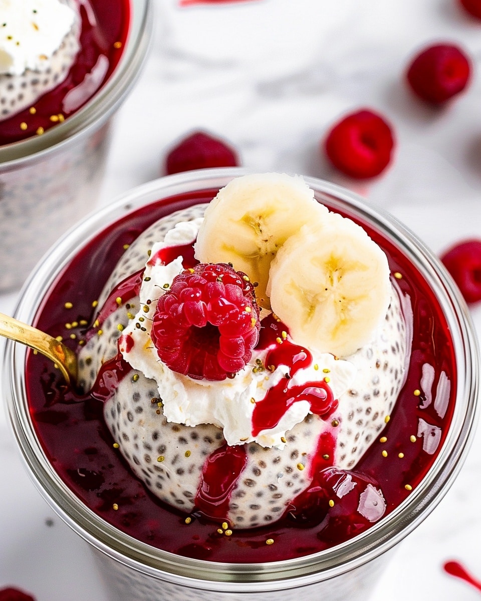 How To Make Raspberry Chia Pudding with Cottage Cheese
