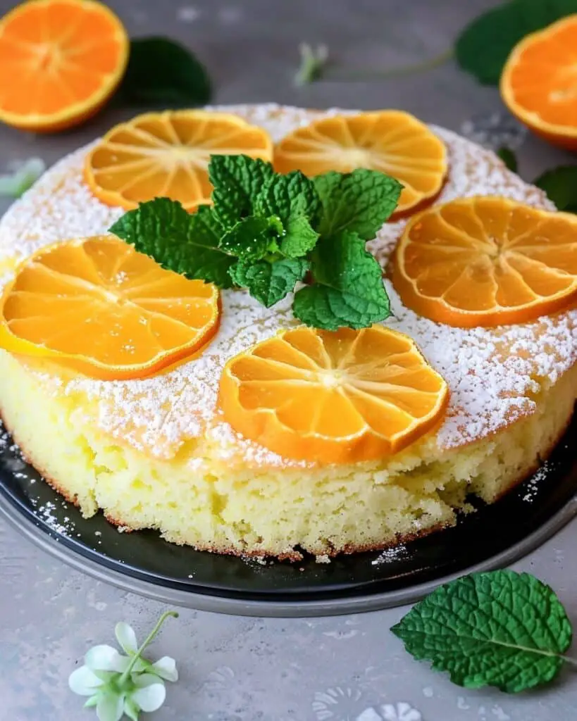 Semolina Cake with Lemon Orange Syrup