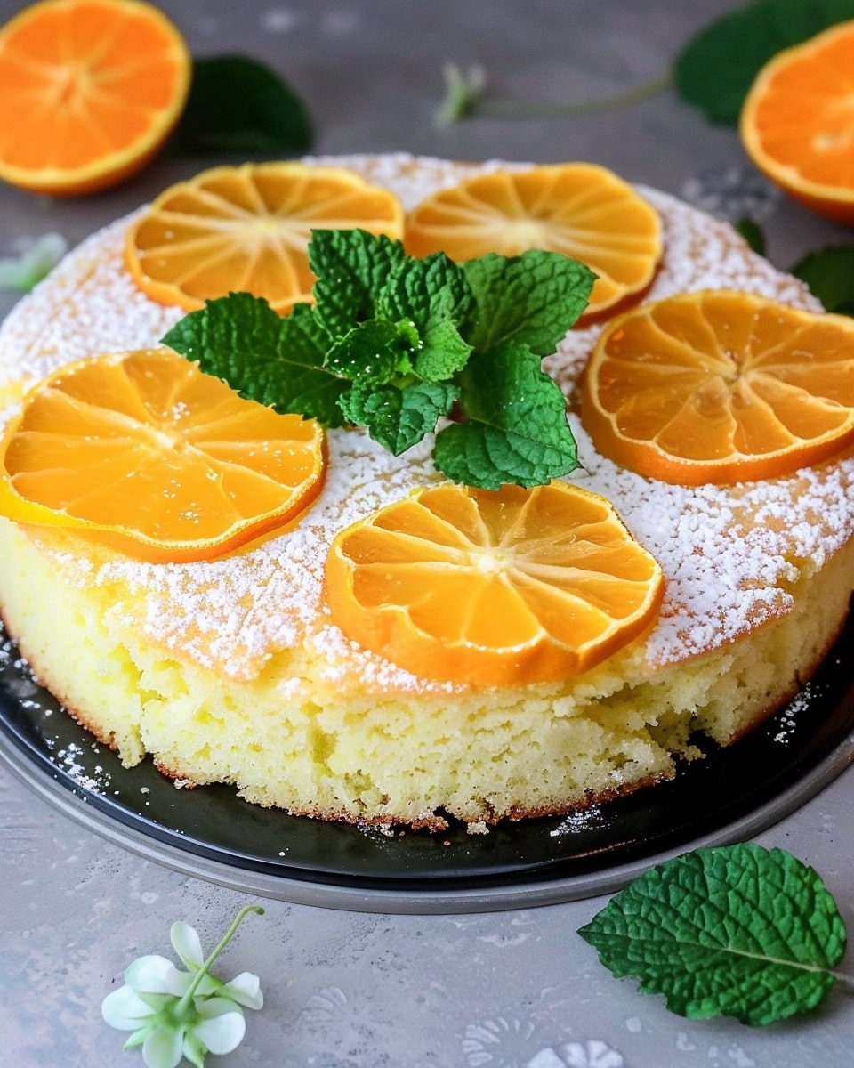 Semolina Cake with Lemon Orange Syrup