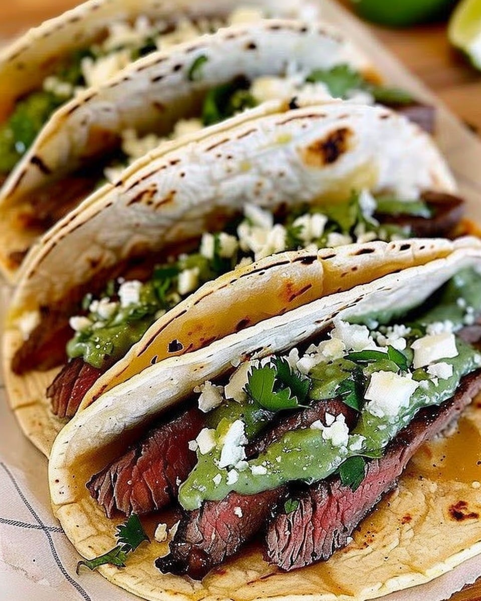 Smoky Elote Steak Tacos with Creamy Street Corn Magic