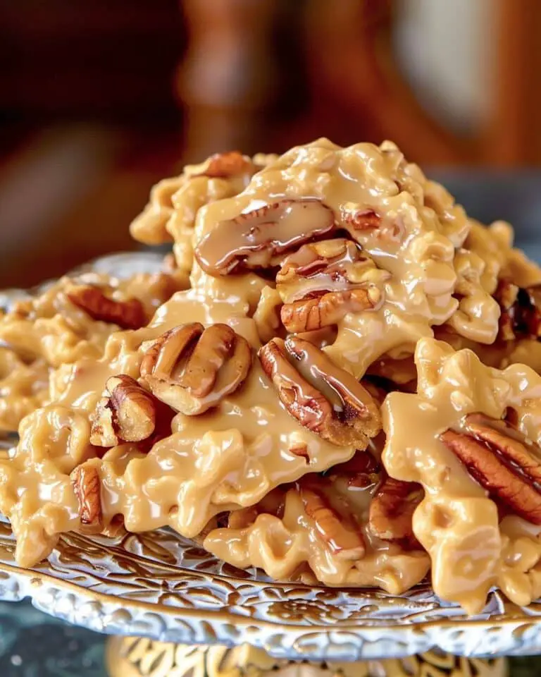 Soft Caramel Pecan Clusters