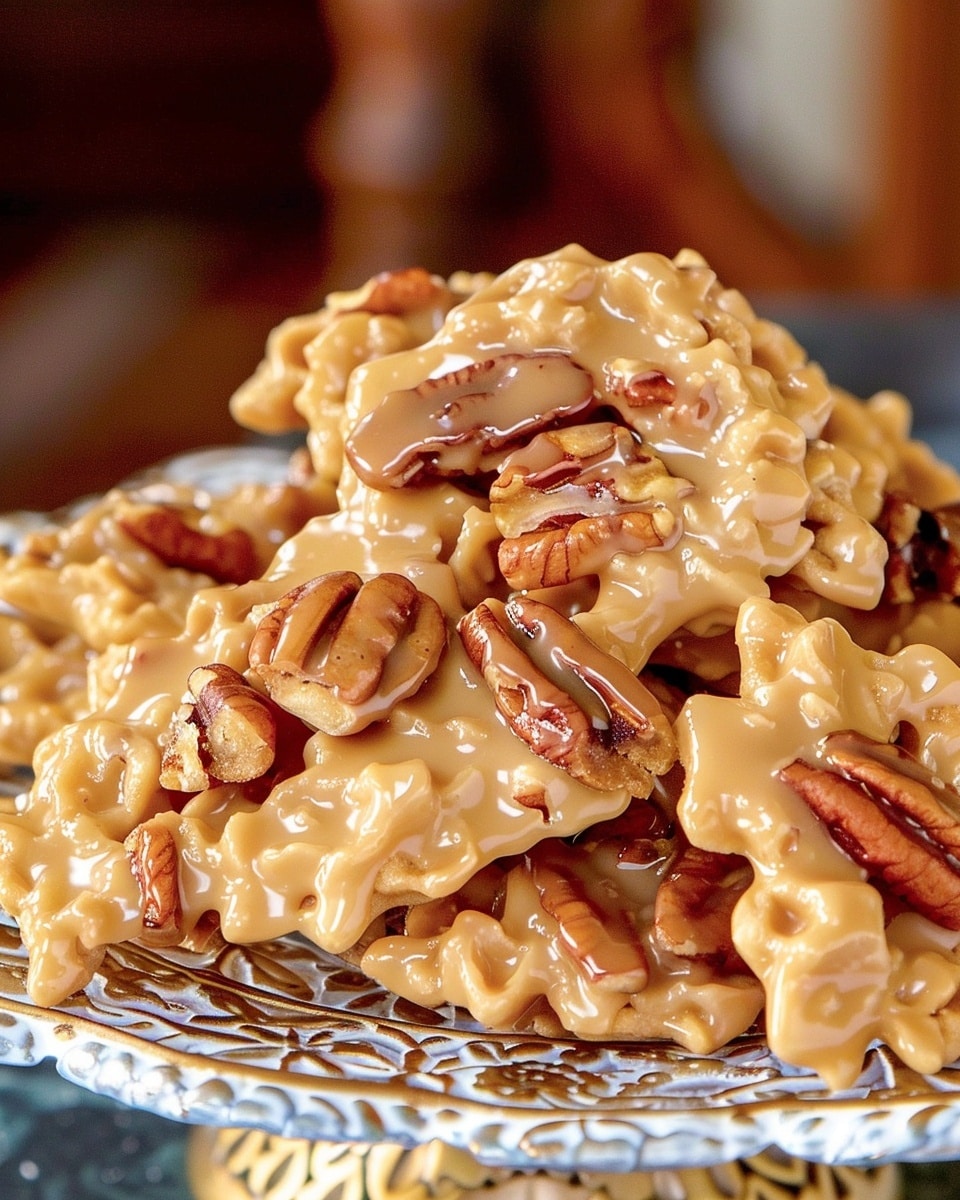 Soft Caramel Pecan Clusters