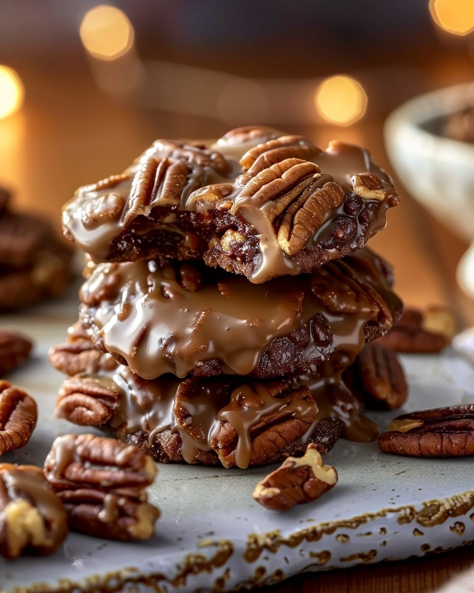 Soft Caramel Pecan Clusters