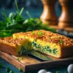 Spinach Egg Cheese Bake