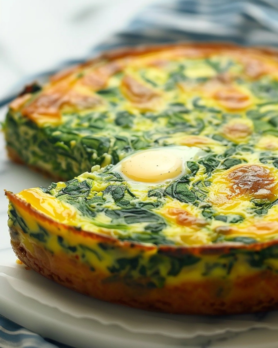 Spinach Egg Cheese Bake