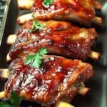 Sticky Honey Garlic Ribs