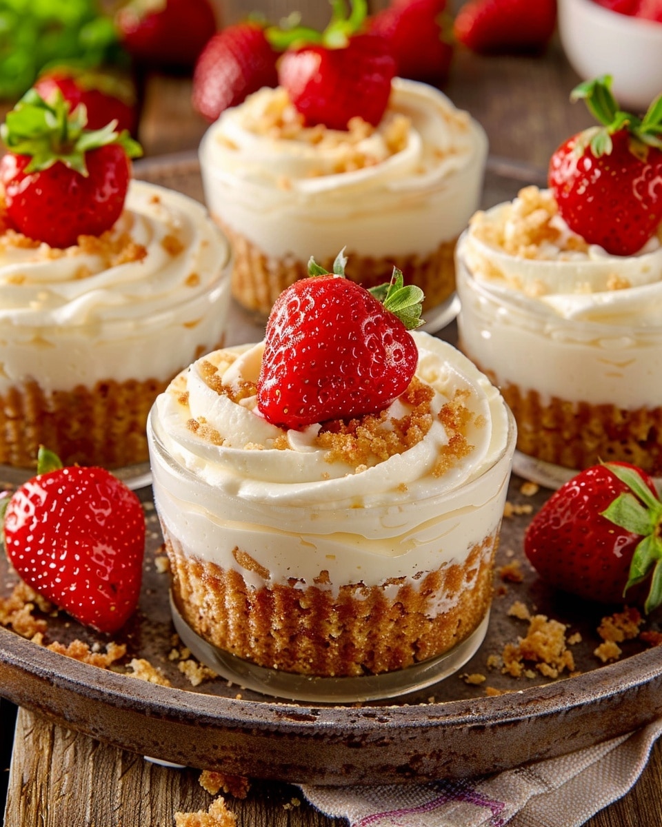 How To Make Strawberry Cheesecake Cups
