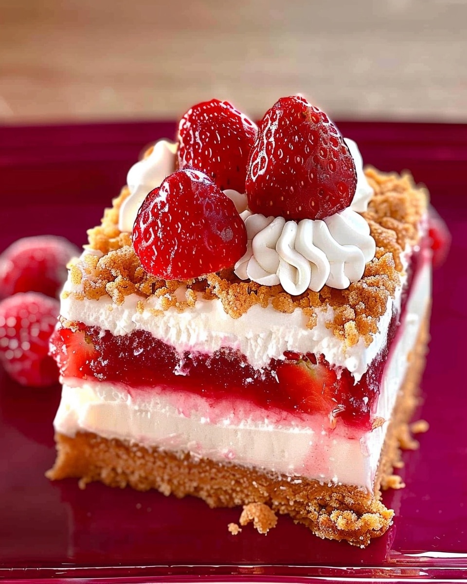 Strawberry Cheesecake Dump Cake