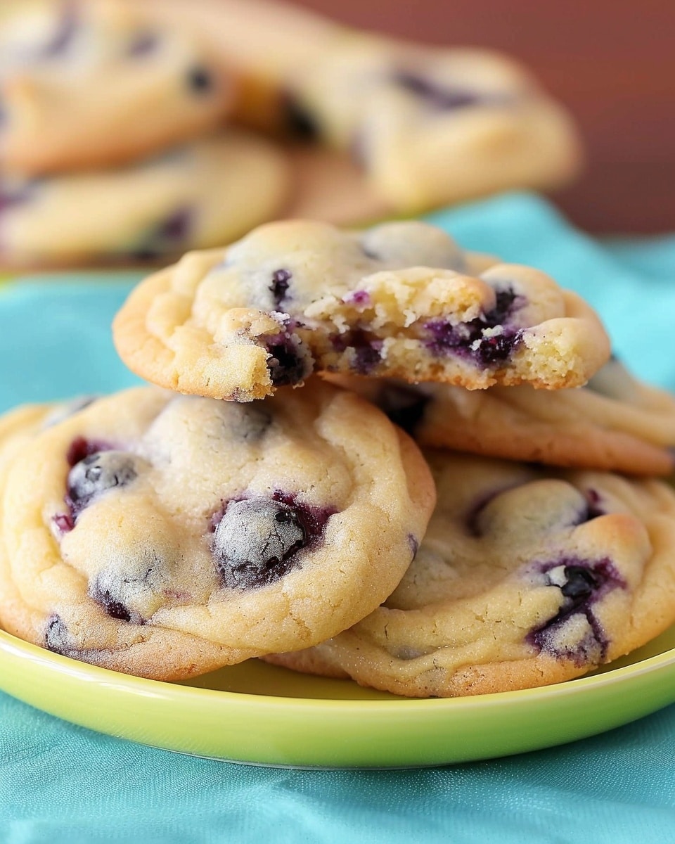 Sugar-Free Blueberry Cookies
