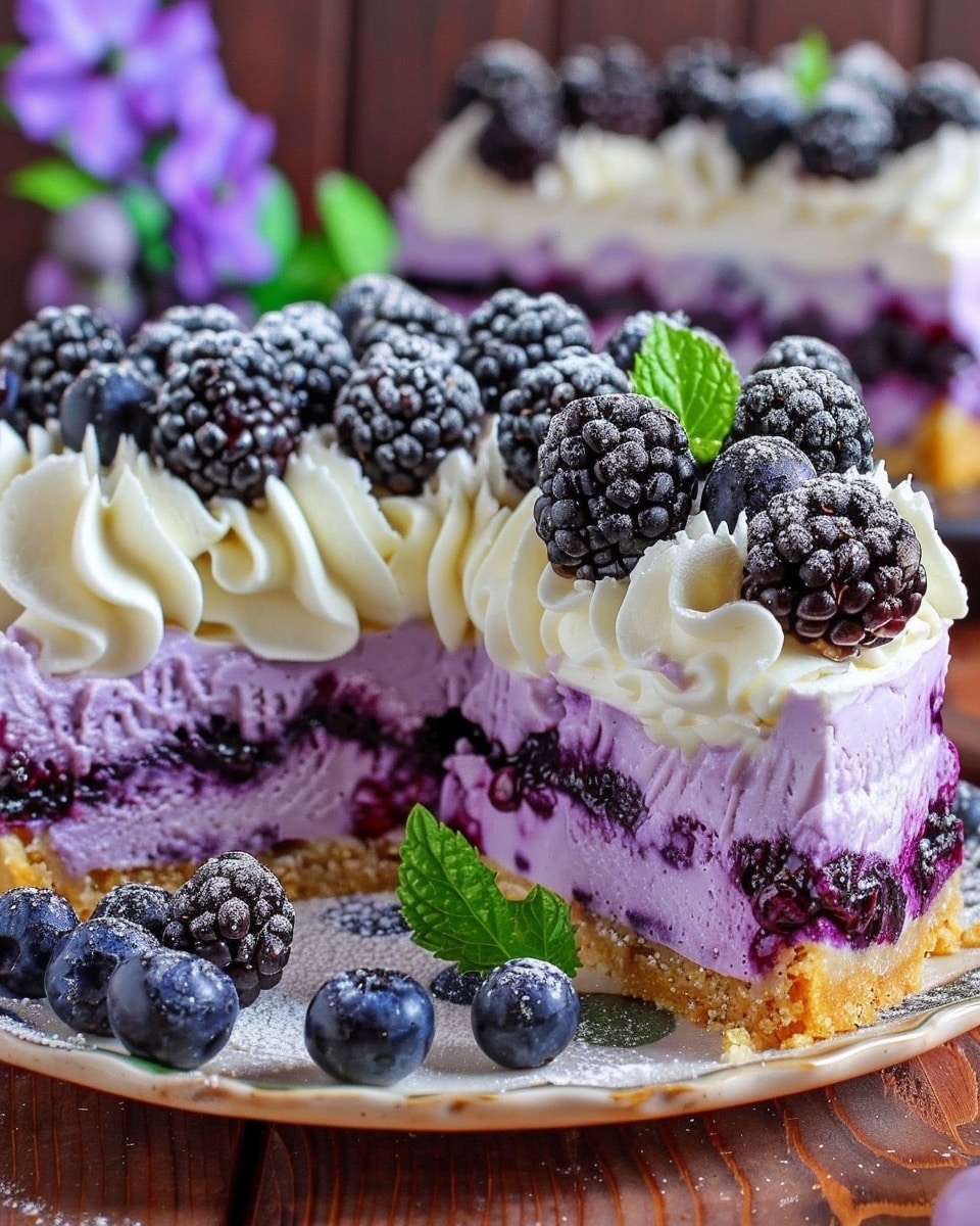 Sugar-Free No-Bake Blueberry Pie