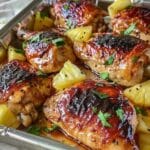 How To Make Teriyaki Chicken and Pineapple Foil Packets