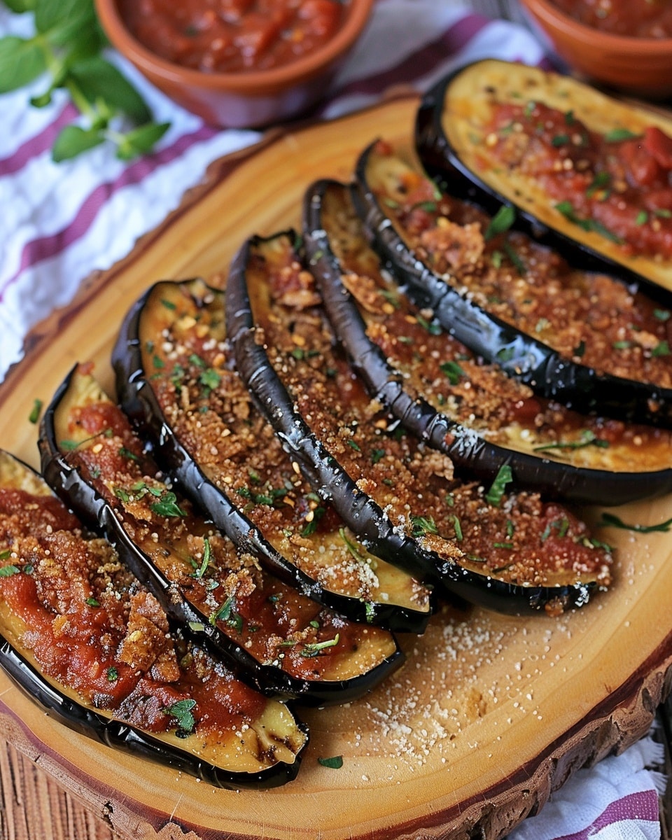 Crispy Eggplant with Tomato Sauce