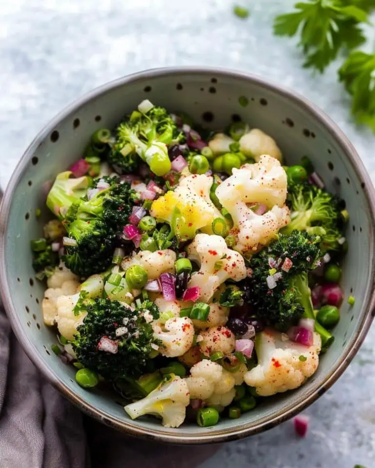 Broccoli Cauliflower Salad