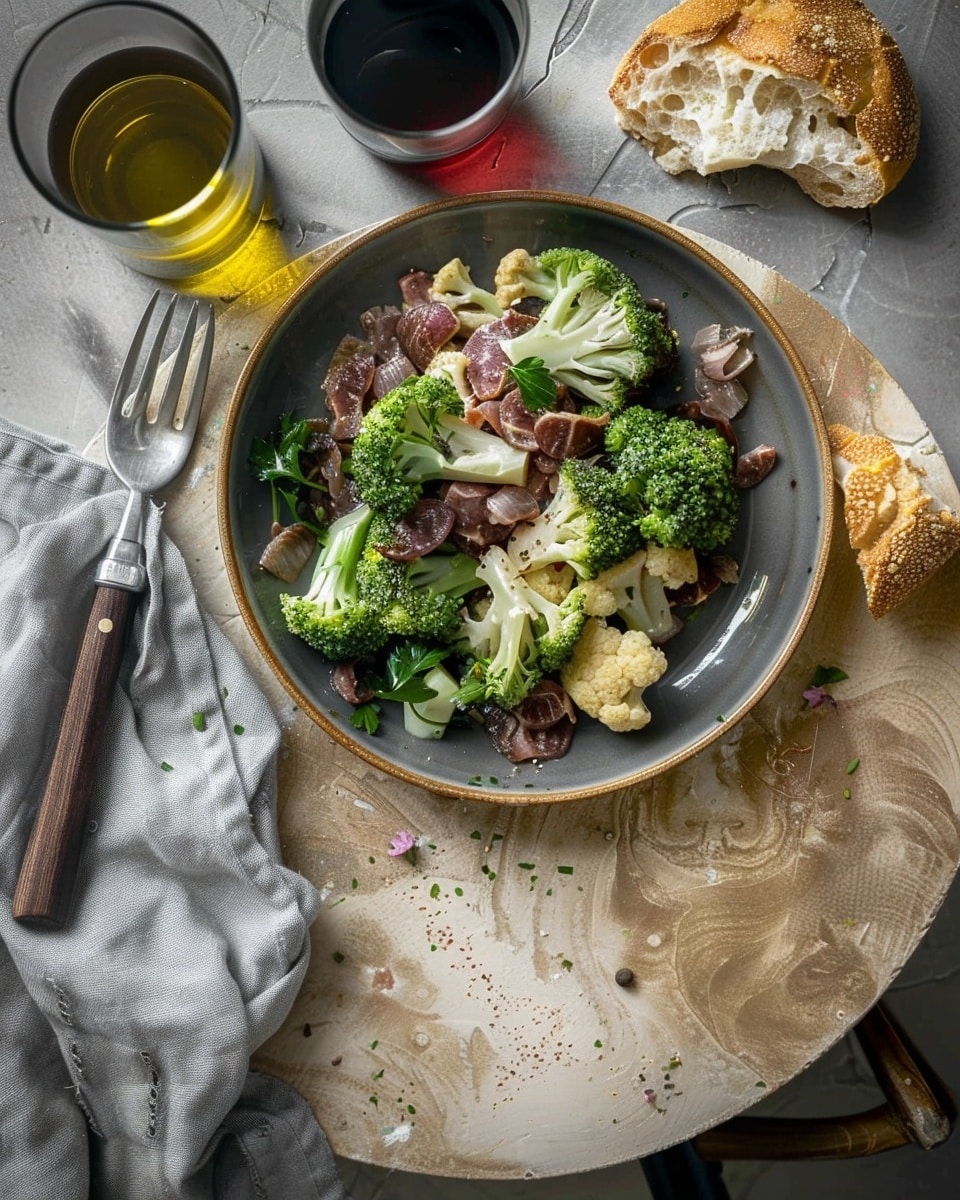 Broccoli Cauliflower Salad