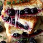 Vegan Brie Blackberry Jam Grilled Cheese